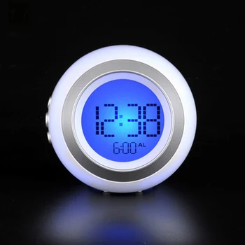 Creative Clock Alarm Luminous Silence Night Light Mechanical Alarm Electronic Desk Clock Digital Led Despertador Timer LKJ064
Creative Clock Alarm Luminous Silence Night Light Mechanical Alarm Electronic Desk Clock Digital Led Despertador Timer LKJ064