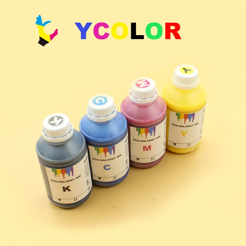 4 Color/lot 500ML/bottle Eco-solvent ink for Epson DX4 DX5 DX6 DX7 for Roland Mimaki Mutoh printhead eco solvent ink
4 Color/lot 500ML/bottle Eco-solvent ink for Epson DX4 DX5 DX6 DX7 for Roland Mimaki Mutoh printhead eco solvent ink