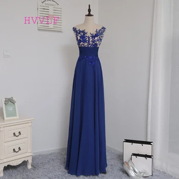 New Cheap Bridesmaid Dresses Under 50 A-line Cap Sleeves Royal Blue Chiffon Embroidery Wedding Party Dresses
New Cheap Bridesmaid Dresses Under 50 A-line Cap Sleeves Royal Blue Chiffon Embroidery Wedding Party Dresses