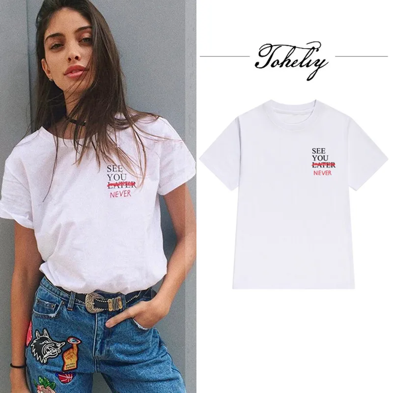 2018 Women's Bts Tops New style street Creative Letter Print Yellow loose short-sleeve female t-shirt casual summer
2018 Women's Bts Tops New style street Creative Letter Print Yellow loose short-sleeve female t-shirt casual summer