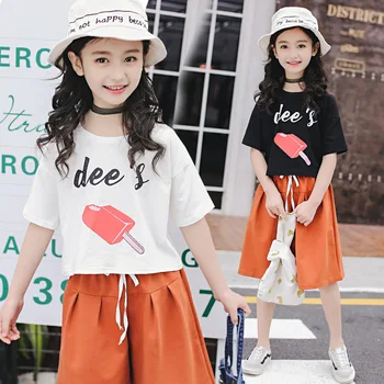 Girls Clothing Sets Summer 2018 Children Cotton Two Piece Set Print T-shirt + Pants 3-16Y Kids Tops Tees Pants Girl Clothes Suit
Girls Clothing Sets Summer 2018 Children Cotton Two Piece Set Print T-shirt + Pants 3-16Y Kids Tops Tees Pants Girl Clothes Suit