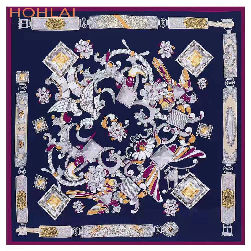Luxury Brand Design 130cm Square Scarf Gemstone Twill100% Silk Scarf Women Scarves Kerchief For Ladies Fashion Shawl Echarpe
Luxury Brand Design 130cm Square Scarf Gemstone Twill100% Silk Scarf Women Scarves Kerchief For Ladies Fashion Shawl Echarpe