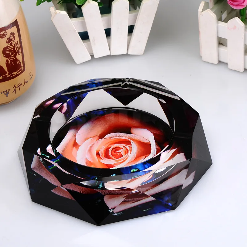 Strange new factory custom color rose red fashion exquisite crystal ashtray Home Office Decoration
Strange new factory custom color rose red fashion exquisite crystal ashtray Home Office Decoration
