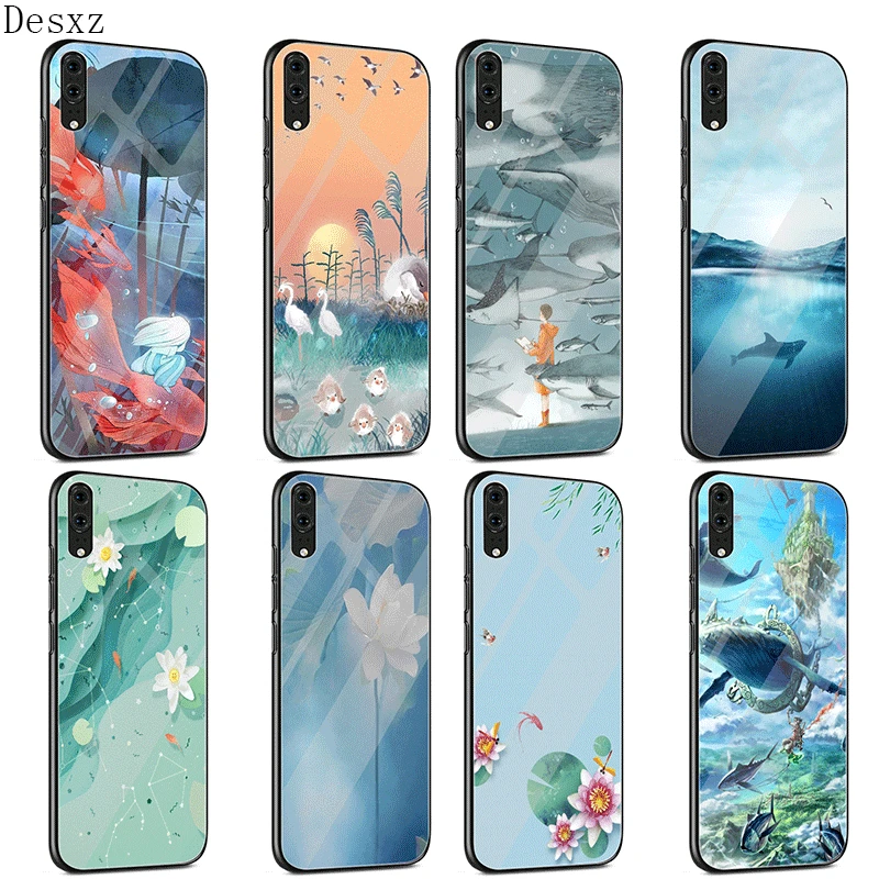 Mobile Phone Case For Huawei P30 P20 P10 Honor 10 8X Y6 Y9 Mate 20 Lite Pro P Smart Cover Chinese Style Fish Ocean Beach Shell
Mobile Phone Case For Huawei P30 P20 P10 Honor 10 8X Y6 Y9 Mate 20 Lite Pro P Smart Cover Chinese Style Fish Ocean Beach Shell