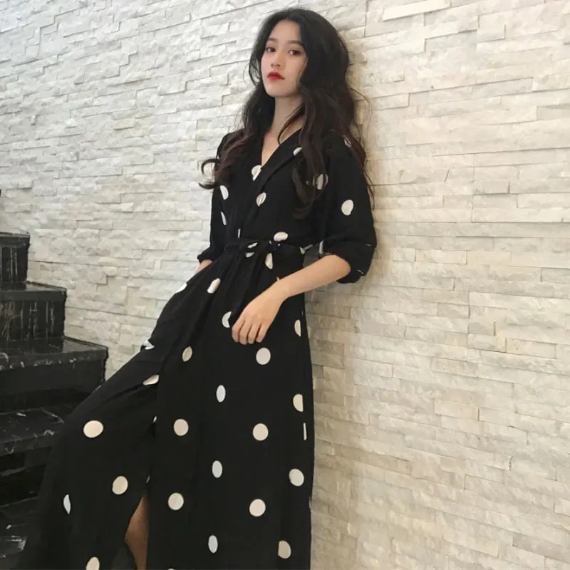 Women Chic Dress V-neck Lace-up Spring Vintage Chiffon Dress printed dress elegant women lady Plus Size casual female dress
Women Chic Dress V-neck Lace-up Spring Vintage Chiffon Dress printed dress elegant women lady Plus Size casual female dress