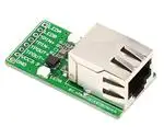Module MIKROE-224 BOARD ETHERNET CONNECTOR Development board winder | Электроника