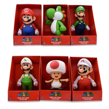 23CM 7Style Mario Bros Figure Yoshi Toad Pink Princess White Hat Mario Luigi Model Collection Action Figure Toy
23CM 7Style Mario Bros Figure Yoshi Toad Pink Princess White Hat Mario Luigi Model Collection Action Figure Toy