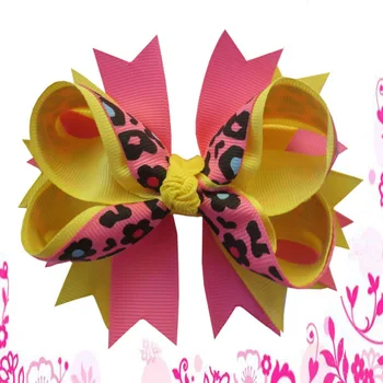 

Free shipping 20pcs BLESSING Happy Girl Boutique Hair Accessories 4.5" Gorgeous Bow Clip CS-B