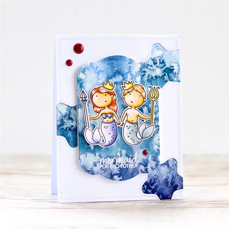 YaMinSanNiO Mermaid Stamps and Dies Metal Cutting Dies Scrapbooking Clear Stamp and Die Sets Cuts Card Making Sea Crafts Dies
YaMinSanNiO Mermaid Stamps and Dies Metal Cutting Dies Scrapbooking Clear Stamp and Die Sets Cuts Card Making Sea Crafts Dies