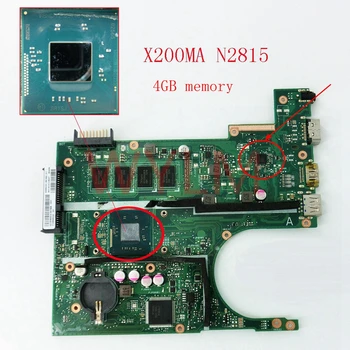 X200MA With N2815 CPU 4GB memory mainboard For ASUS X200 X200M X200MA laptop motherboard free shipping
X200MA With N2815 CPU 4GB memory mainboard For ASUS X200 X200M X200MA laptop motherboard free shipping