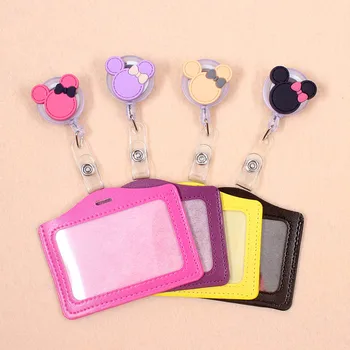 Cute Mickey Bowknot Silicone Badge Scroll Nurse Office Reel Character Scalable Student Exhibition Business Card Badge Holder
Cute Mickey Bowknot Silicone Badge Scroll Nurse Office Reel Character Scalable Student Exhibition Business Card Badge Holder