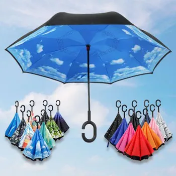 The New Double-Layer Non-Holding Reverse Umbrella Folding Straight Rod Is Convenient To Carry And Not Wet
The New Double-Layer Non-Holding Reverse Umbrella Folding Straight Rod Is Convenient To Carry And Not Wet