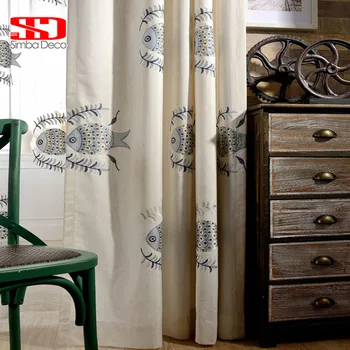 Linen Blackout Curtains For Kids room Fabric Cotton Cartoon Fishes Blinds Drapes Blue Window Children For Living Room Panel
Linen Blackout Curtains For Kids room Fabric Cotton Cartoon Fishes Blinds Drapes Blue Window Children For Living Room Panel