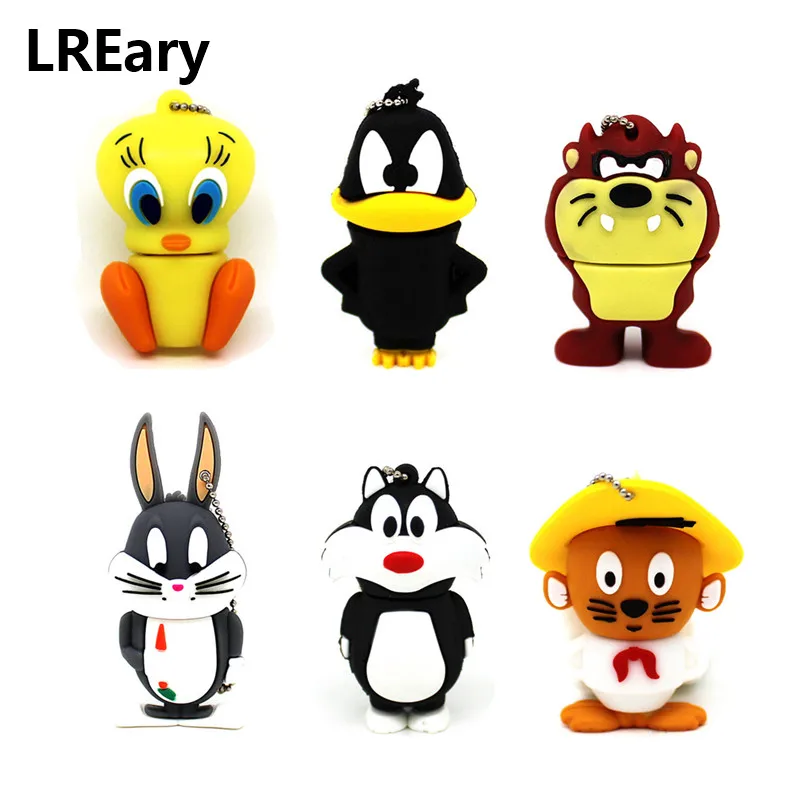 Hot Sale Cartoon Looney Tunes usb flash drive 32GB 64GB pendrive 16GB 8GB 4GB bugs bunny Daffy duck animal pen drive usb 2.0
Hot Sale Cartoon Looney Tunes usb flash drive 32GB 64GB pendrive 16GB 8GB 4GB bugs bunny Daffy duck animal pen drive usb 2.0