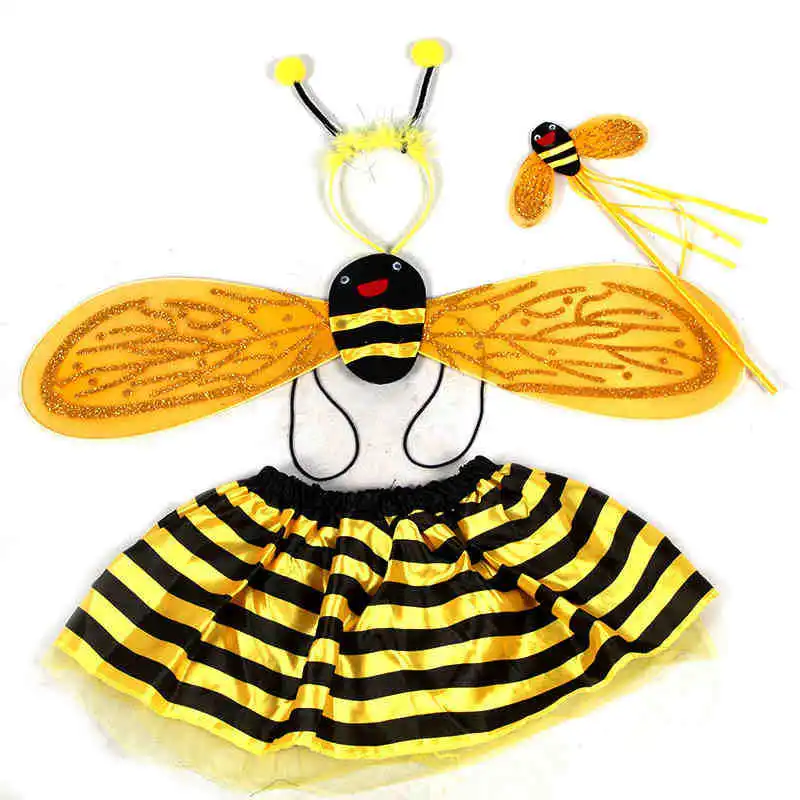 Girls Flower Fairy Costume Child Cute Bee Costume Baby ladybug cosplay costume Halloween costume for Kids
Girls Flower Fairy Costume Child Cute Bee Costume Baby ladybug cosplay costume Halloween costume for Kids