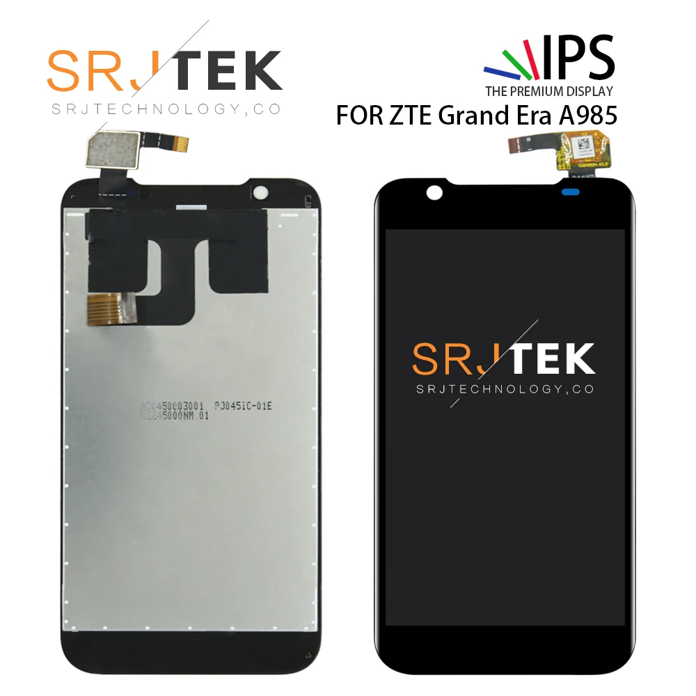 SRJTEK 4.5'' For ZTE Grand Era U985 LCD Display Matrix Touch Screen Digitizer Assembly For ZTE Grand Era U985 V985 Grade X Pro +
SRJTEK 4.5'' For ZTE Grand Era U985 LCD Display Matrix Touch Screen Digitizer Assembly For ZTE Grand Era U985 V985 Grade X Pro +