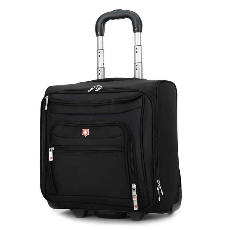 18 inch Classic business suitcase Brand trolley Suitcase travel rolling luggage
18 inch Classic business suitcase Brand trolley Suitcase travel rolling luggage
