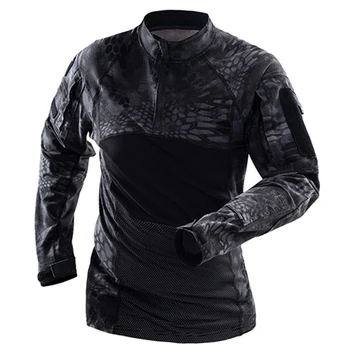 Military Mens Camouflage Tactical T Shirt Long Sleeve Brand Cotton Breathable Combat Frog shirt Men Training Shirts S-3XL
Military Mens Camouflage Tactical T Shirt Long Sleeve Brand Cotton Breathable Combat Frog shirt Men Training Shirts S-3XL