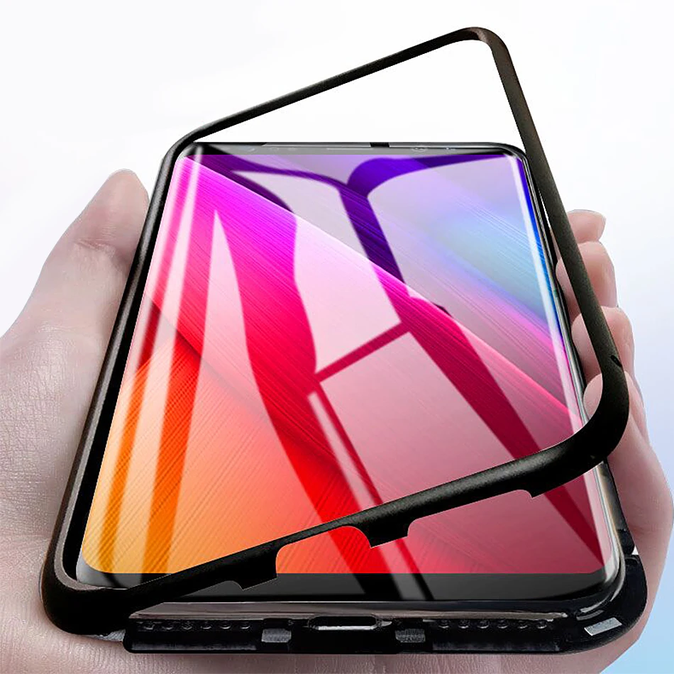 Magnetic Adsorption Metal Case For Samsung Galaxy S8 S9 Plus S7 Edge Note 9 8 Magnet Case Tempered Glass Back Cover Coque Funda
Magnetic Adsorption Metal Case For Samsung Galaxy S8 S9 Plus S7 Edge Note 9 8 Magnet Case Tempered Glass Back Cover Coque Funda