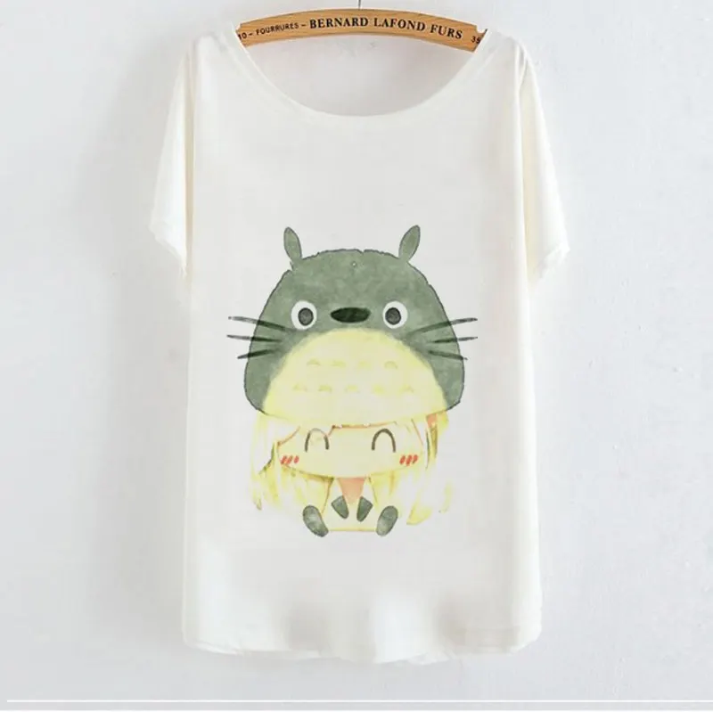 Cartoon Neighbor Totoro Print T Shirt Plus Size Women Clothing Tee Shirt Femme Fashion 2019 Slim T-shirt Women Summer Tops
Cartoon Neighbor Totoro Print T Shirt Plus Size Women Clothing Tee Shirt Femme Fashion 2019 Slim T-shirt Women Summer Tops