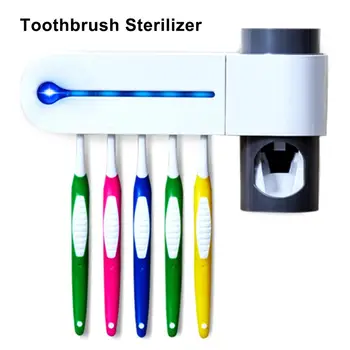 Ultraviolet Light Toothbrush Sterilizer Toothpaste Dispenser Organizer Holder Oral care
Ultraviolet Light Toothbrush Sterilizer Toothpaste Dispenser Organizer Holder Oral care