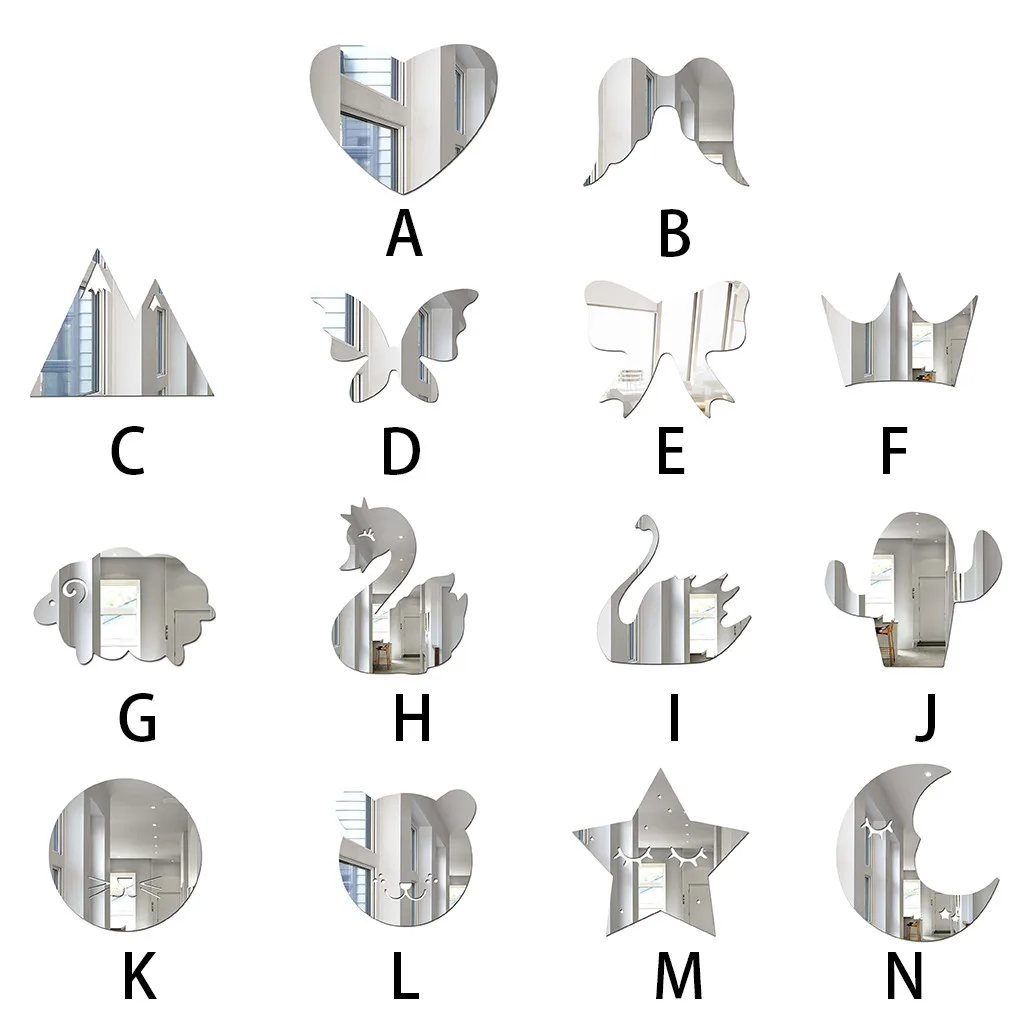 Nordic Acrylic Mirror Sticker Home Decoration For Home Stickers Wood Mirror Cartoon Wall Camera Props Kids Room Decoration B1
Nordic Acrylic Mirror Sticker Home Decoration For Home Stickers Wood Mirror Cartoon Wall Camera Props Kids Room Decoration B1