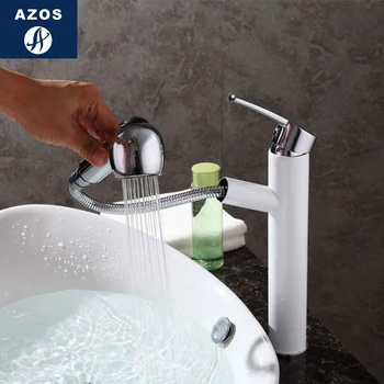Bathroom Faucet Pull Out Single Handle Shower Swivel Spout Vessel Sink Mixer Tap Brushed Nickel Chrome Polish 2 Color CLMP025Z
Bathroom Faucet Pull Out Single Handle Shower Swivel Spout Vessel Sink Mixer Tap Brushed Nickel Chrome Polish 2 Color CLMP025Z