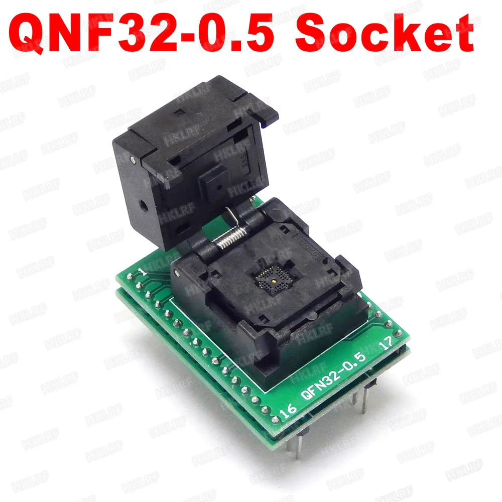 Free shipping QFN32 (5*5) -0.5 Adapters MLP32 chip test Adapters to DIP Programmer MLF32/QFN32, pin spacing 0.5mm
Free shipping QFN32 (5*5) -0.5 Adapters MLP32 chip test Adapters to DIP Programmer MLF32/QFN32, pin spacing 0.5mm