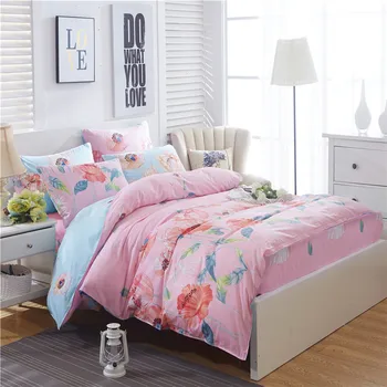 Korean fresh style bedding sets elegant flowers pattern pink blue 100% cotton Queen/King Size fittrd sheet pillowcase 4pcs sets
Korean fresh style bedding sets elegant flowers pattern pink blue 100% cotton Queen/King Size fittrd sheet pillowcase 4pcs sets