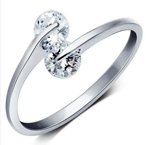 Anenjery 925 Sterling Silver Twin Zircon Engagement Rings for Woman Anillos Opening Rings Wedding Jewelry S-R41
Anenjery 925 Sterling Silver Twin Zircon Engagement Rings for Woman Anillos Opening Rings Wedding Jewelry S-R41