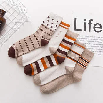 men socks 5 pairs new autumn men crew casual socks striped star long men's fashion cotton happy socks for men
men socks 5 pairs new autumn men crew casual socks striped star long men's fashion cotton happy socks for men