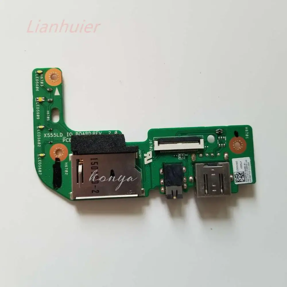 Original For ASUS X555 X555L X555LD X555LD_IO USB AUDIO CARD READER BOARD REV:2.0 MB 100% Tested Fast Ship
Original For ASUS X555 X555L X555LD X555LD_IO USB AUDIO CARD READER BOARD REV:2.0 MB 100% Tested Fast Ship