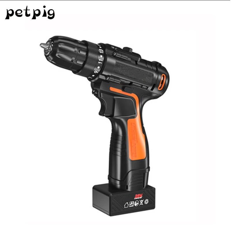 Petpig 12V/16.8V/25V Charging Cordless Electric Drill Electric Screwdriver Lithium Battery Wrench Torque Power Tools
Petpig 12V/16.8V/25V Charging Cordless Electric Drill Electric Screwdriver Lithium Battery Wrench Torque Power Tools