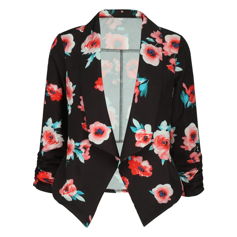 Print Slim Women Blazers Coat Feminino Autumn 2019 Female Notched Office Work OL Blazers Bleiser Ladies Clothing Elegant Outwear
Print Slim Women Blazers Coat Feminino Autumn 2019 Female Notched Office Work OL Blazers Bleiser Ladies Clothing Elegant Outwear