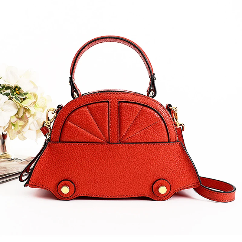 Women Bag Genuine Leather Handbags Girl Shoulder Bags Messenger Bag Female Totes Purses Braccialini Style Handicraft Cartoon Car
Women Bag Genuine Leather Handbags Girl Shoulder Bags Messenger Bag Female Totes Purses Braccialini Style Handicraft Cartoon Car