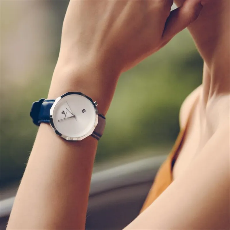 Xiaomi TIMEROLLS NUT Quartz Watch 12 corner design Synthetic sapphire Mirror Luminous Pointer Leather strap Water Resista
Xiaomi TIMEROLLS NUT Quartz Watch 12 corner design Synthetic sapphire Mirror Luminous Pointer Leather strap Water Resista