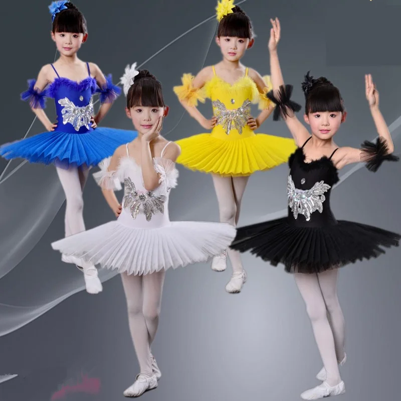 New Professional Dance Tutu Ballet Children feather Sequined Ballerina Costumes Kids White Swan Lake Costume Girls Ballet Dress
New Professional Dance Tutu Ballet Children feather Sequined Ballerina Costumes Kids White Swan Lake Costume Girls Ballet Dress