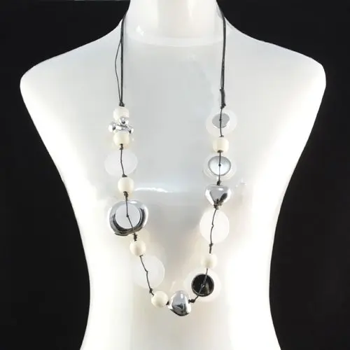 AOLOSHOW Fashion Long Sweater Necklace Women Personalized White Beads Long Chain Design Charms Pendant Chain Necklace NL-783
AOLOSHOW Fashion Long Sweater Necklace Women Personalized White Beads Long Chain Design Charms Pendant Chain Necklace NL-783