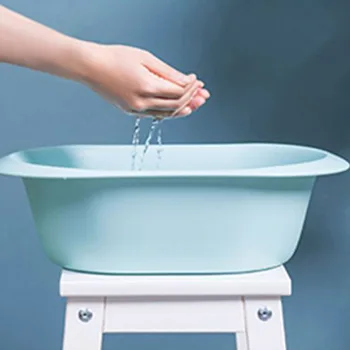 Long Round Plastic Washbasin Dish Tub Laundry Wash Basin With Widened Grips Household Cleaning Tools
Long Round Plastic Washbasin Dish Tub Laundry Wash Basin With Widened Grips Household Cleaning Tools