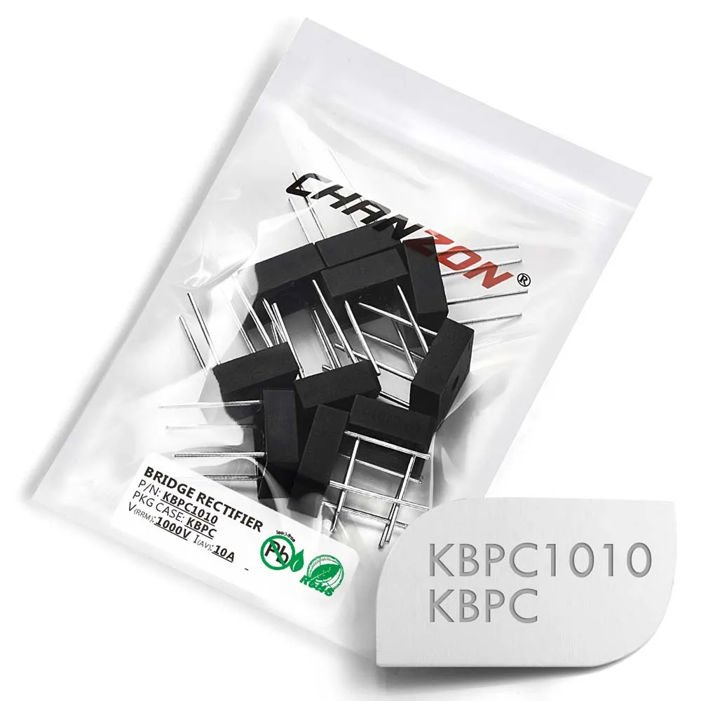 10 Pcs KBPC1010 Bridge Rectifier Diode 10A 1000V KBPC 1010 Single Phase Full Wave 10 Amp 1000 Volt Silicon
10 Pcs KBPC1010 Bridge Rectifier Diode 10A 1000V KBPC 1010 Single Phase Full Wave 10 Amp 1000 Volt Silicon