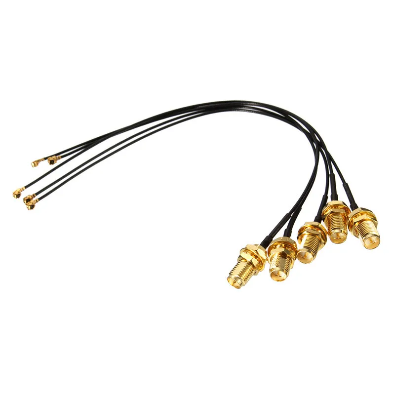 5 Pieces/kit SMA Connector 17cm Extension Cord UFL to RP Antenna WiFi Pigtail Cable IPX to RP-SMA Jack Male SMA to IPX 1.13
5 Pieces/kit SMA Connector 17cm Extension Cord UFL to RP Antenna WiFi Pigtail Cable IPX to RP-SMA Jack Male SMA to IPX 1.13