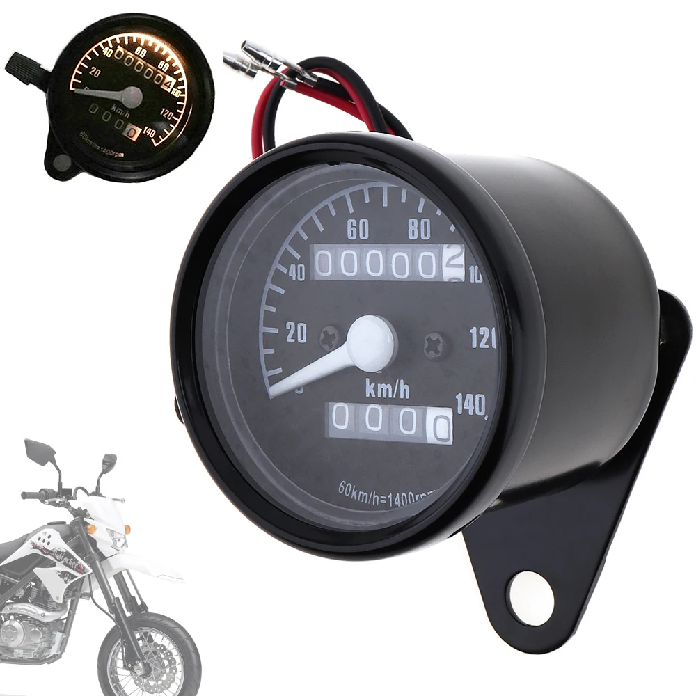 Universal Motorcycle Speedometer Odometer 12V Night Retro Motorcycle Dual Speed Meter with LED Indicator Speedometer Motorcycle
Universal Motorcycle Speedometer Odometer 12V Night Retro Motorcycle Dual Speed Meter with LED Indicator Speedometer Motorcycle