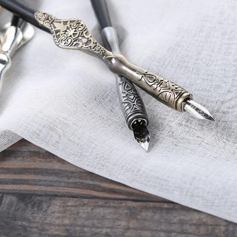 Новинка 2020 1 шт. металлическая ручка для рукоделия антикварная наклонная