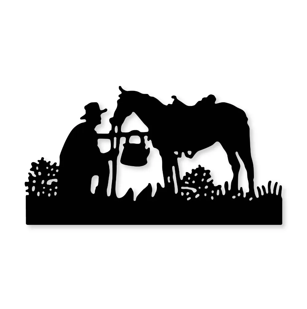 Man Feed Horse Grass Border 120*65mm Metal Cutting Dies Scrapbooking Album for DIY Photo Card Craft Embossing Die New 2019
Man Feed Horse Grass Border 120*65mm Metal Cutting Dies Scrapbooking Album for DIY Photo Card Craft Embossing Die New 2019