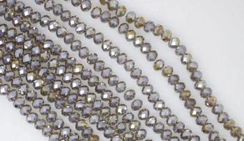 Miss00354 wholesale lot 10strand faceted AB smoky crystal glass loose beads handmade 6mm
Miss00354 wholesale lot 10strand faceted AB smoky crystal glass loose beads handmade 6mm
