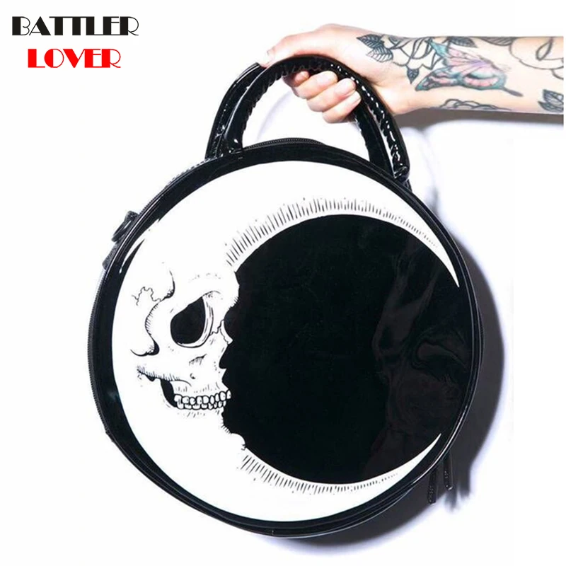 Circle Shaped Lightning Skulls Womens Handbags Crossbody Bags Girls Shoulder Messenger Bag Mujer Handbag for Women 2019
Circle Shaped Lightning Skulls Womens Handbags Crossbody Bags Girls Shoulder Messenger Bag Mujer Handbag for Women 2019