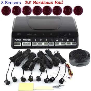 44 colors for option Car Parking Sensor 8 Sensors Buzzer Backup Radar Car Detector System Parking System Reverse Sound Alert
44 colors for option Car Parking Sensor 8 Sensors Buzzer Backup Radar Car Detector System Parking System Reverse Sound Alert