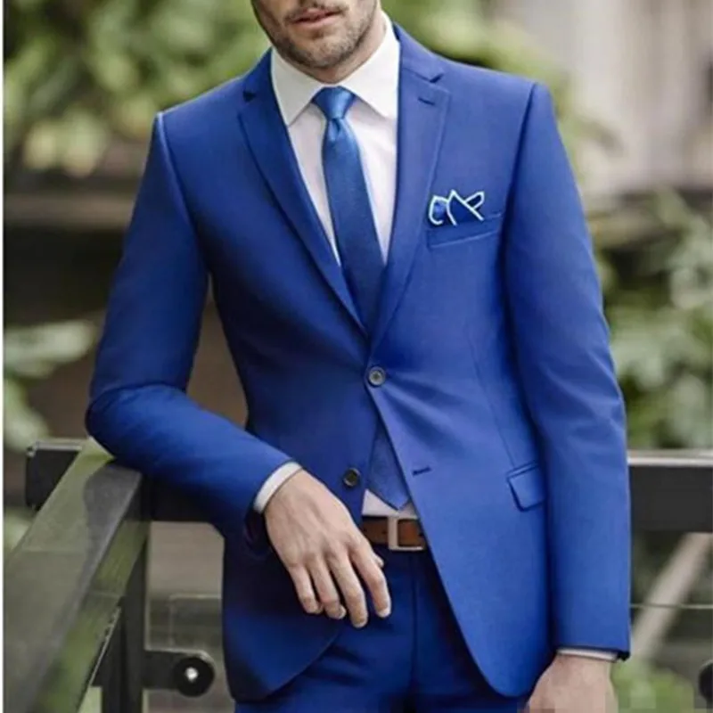 2019 Blue Wedding Mens Suits Slim Fit Bridegroom Tuxedos For Men Groomsmen Suit Italian Style Business Suits (Jacket+Pants+Tie)
2019 Blue Wedding Mens Suits Slim Fit Bridegroom Tuxedos For Men Groomsmen Suit Italian Style Business Suits (Jacket+Pants+Tie)