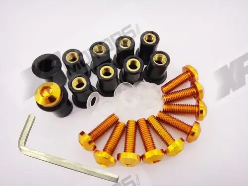 10X Windshield Windscreen Bolts Kit Wellnut For Honda CBR250RR CBR300RR CBR900RR Gold
10X Windshield Windscreen Bolts Kit Wellnut For Honda CBR250RR CBR300RR CBR900RR Gold