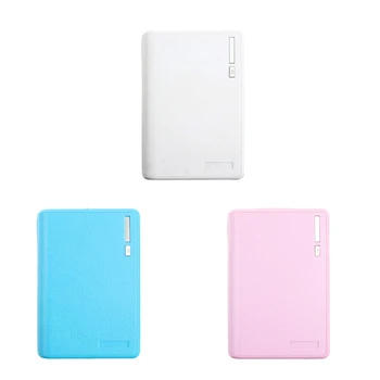 MAHA Portable USB Charger 5V 2A 18650 Power Bank Battery Box For iphone6 Smartphone Colour:White/Blue/Pink
MAHA Portable USB Charger 5V 2A 18650 Power Bank Battery Box For iphone6 Smartphone Colour:White/Blue/Pink